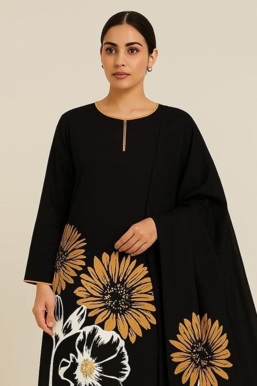 Hand painted lawn shirt - Image 2